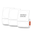 Circular white thermal label for SK/58/SK20/SK35/SK45/SK27