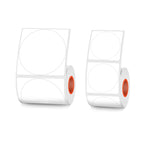 Circular white thermal label for SK/58/SK20/SK35/SK45/SK27