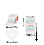 Laser Holographic Silvery Thermal Label For SK20/SK35/SK45/SK27