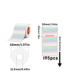 Laser Holographic Silvery Thermal Label For SK20/SK35/SK45/SK27