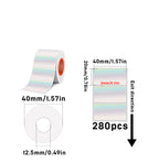 Laser Holographic Silvery Thermal Label For SK20/SK35/SK45/SK27