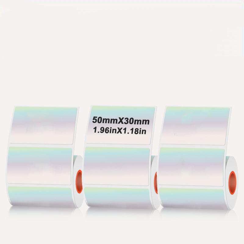Laser Holographic Silvery Thermal Label For SK20/SK35/SK45/SK27