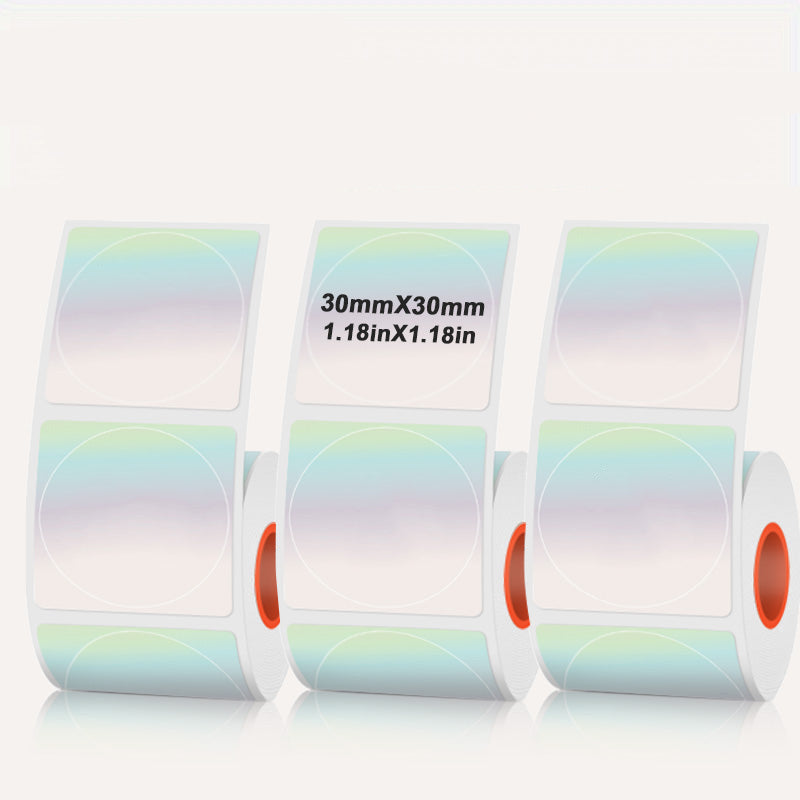 Laser Holographic Silvery Thermal Label For SK20/SK35/SK45/SK27