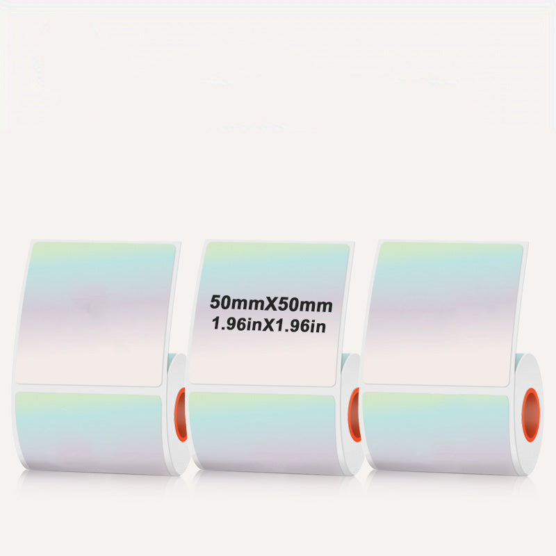 Laser Holographic Silvery Thermal Label For SK20/SK35/SK45/SK27