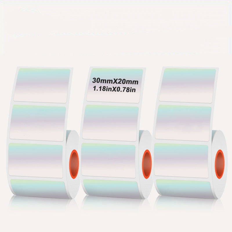 Laser Holographic Silvery Thermal Label For SK20/SK35/SK45/SK27