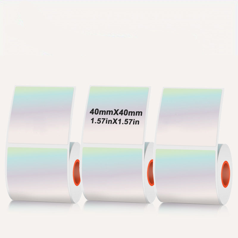 Laser Holographic Silvery Thermal Label For SK20/SK35/SK45/SK27