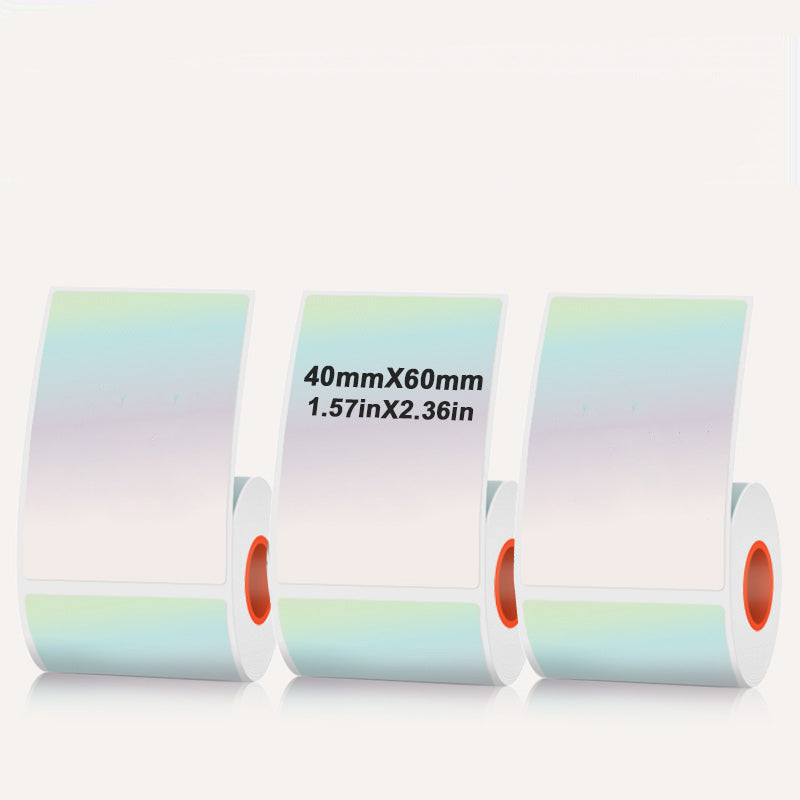 Laser Holographic Silvery Thermal Label For SK20/SK35/SK45/SK27