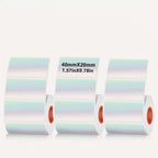 Laser Holographic Silvery Thermal Label For SK20/SK35/SK45/SK27