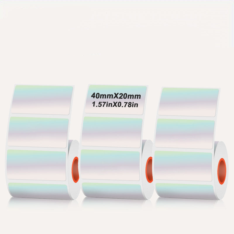 Laser Holographic Silvery Thermal Label For SK20/SK35/SK45/SK27