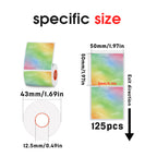 50x50mm Square Natural Background Thermal Label for SK58/SK20/SK35/SK45/SK27