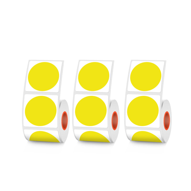 Thermal 30mm Diameter Round Label 6 colors inside For SK/58/SK20/SK35/SK45/SK27