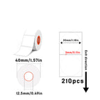 Thermal 30mm Diameter Round Label 6 colors inside For SK/58/SK20/SK35/SK45/SK27