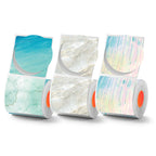 KAYSION 3 Rolls Round 50mm Thermal Label Paper For SK58/SK20/SK35/SK45/SK27