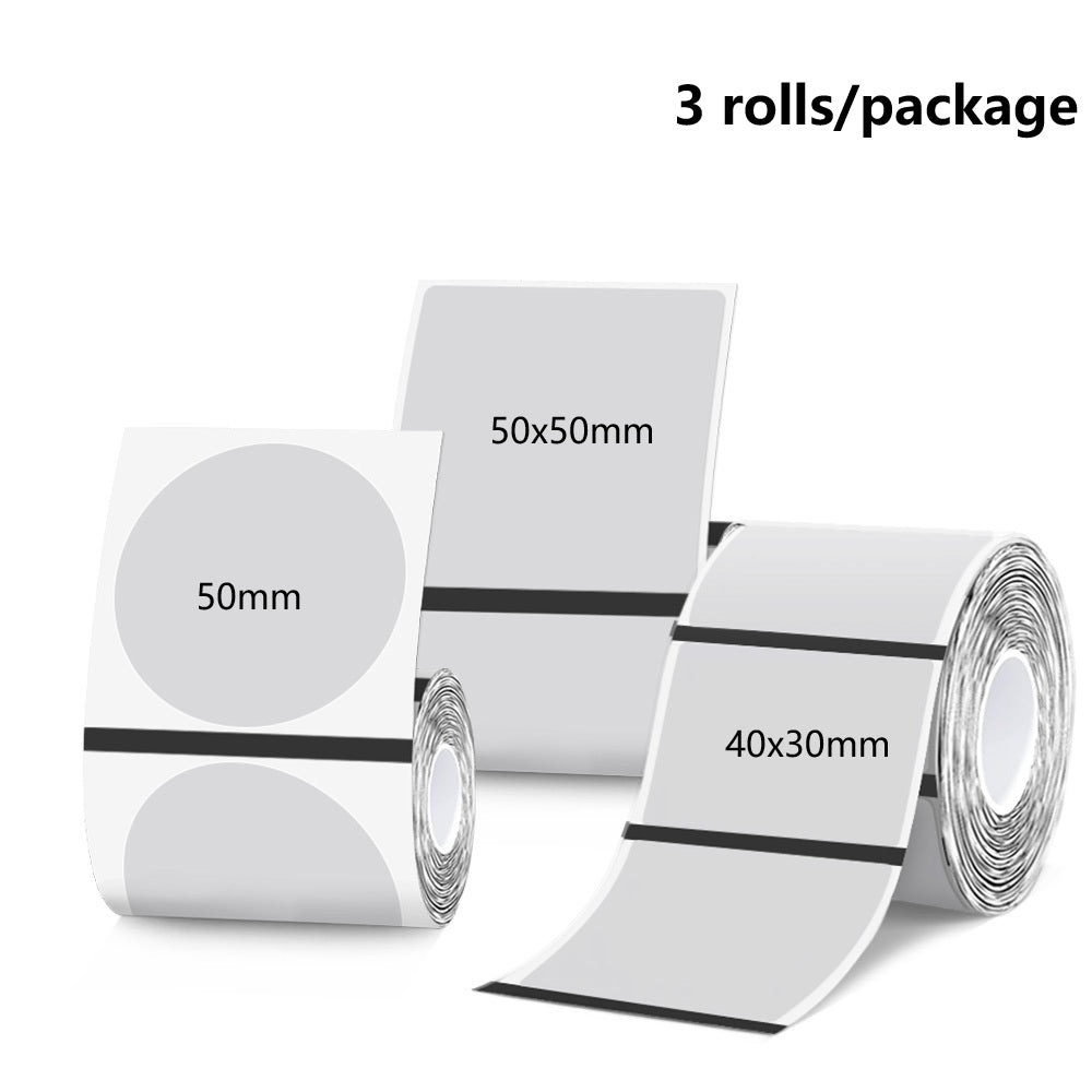 3-Roll Transparent Thermal Label Set(US Local Shippment)