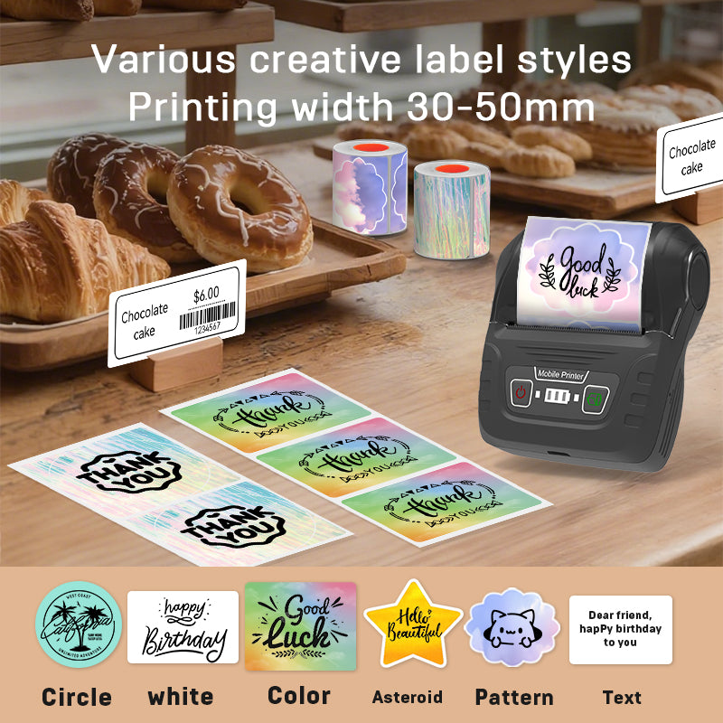 KAYSION SK58 Portable Thermal Printer Gift Set