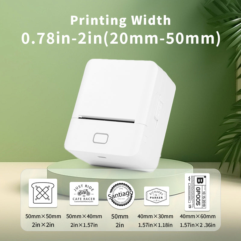 SK20 Mini Thermal Printer with 1 roll of White Label(US Local Shippment)
