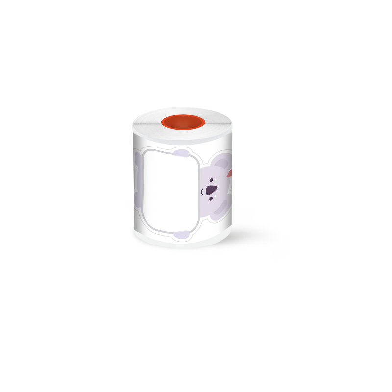KAYSION 3-Roll Pack of Cute Christmas-Themed Thermal Labels For SK58/SK20/SK35/SK45/SK27