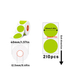 Thermal 30mm Diameter Round Label 6 colors inside For SK/58/SK20/SK35/SK45/SK27