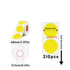 Thermal 30mm Diameter Round Label 6 colors inside For SK/58/SK20/SK35/SK45/SK27