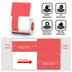 Thermal cable label 25mmX38mm 5 colors inside-for SK58/SK20/SK35/SK45/SK27