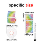 4 types of flower-shaped thermal labels For SK58/SK20/SK35/SK45/SK27
