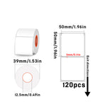 Rectangular white thermal label for SK/58/SK20/SK35/SK45/SK27