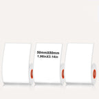 Rectangular white thermal label for SK/58/SK20/SK35/SK45/SK27