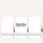 Rectangular white thermal label for SK/58/SK20/SK35/SK45/SK27