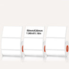 Rectangular white thermal label for SK/58/SK20/SK35/SK45/SK27