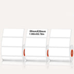 Rectangular white thermal label for SK/58/SK20/SK35/SK45/SK27