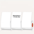 Rectangular white thermal label for SK/58/SK20/SK35/SK45/SK27