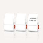 Rectangular white thermal label for SK/58/SK20/SK35/SK45/SK27