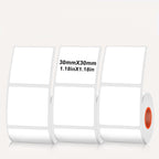 Rectangular white thermal label for SK/58/SK20/SK35/SK45/SK27