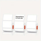 Rectangular white thermal label for SK/58/SK20/SK35/SK45/SK27