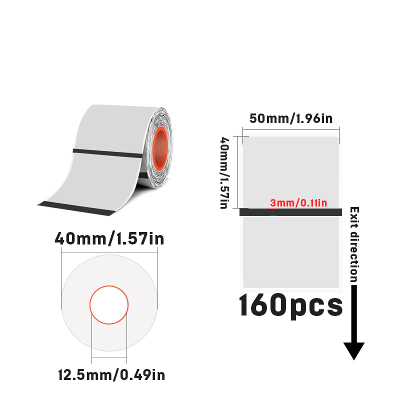 All Size Thermal Transparent PET Labels For SK20/SK35/SK45/SK27