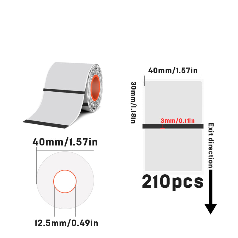 All Size Thermal Transparent PET Labels For SK20/SK35/SK45/SK27