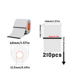 All Size Thermal Transparent PET Labels For SK20/SK35/SK45/SK27