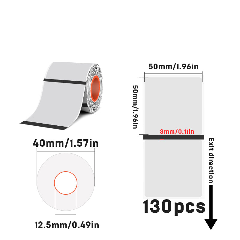 All Size Thermal Transparent PET Labels For SK20/SK35/SK45/SK27