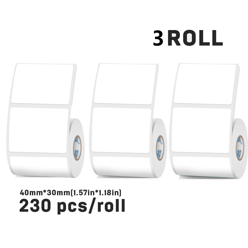 Thermal labels 40mmX30mm Four colors For SK58/SK20/SK35/SK45/SK27