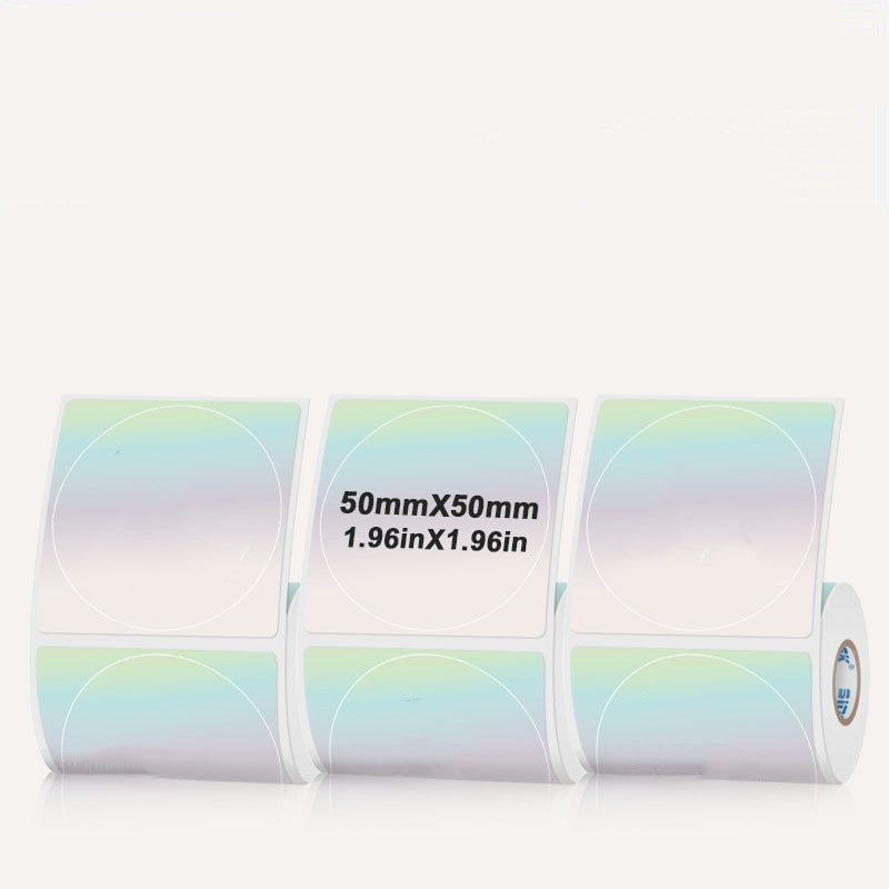 Laser Holographic Silvery Thermal Label For SK20/SK35/SK45/SK27