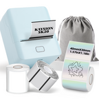 SK20 Portable Thermal Printer with 3 Rolls Label Storage Bag(UK Local Shippment)