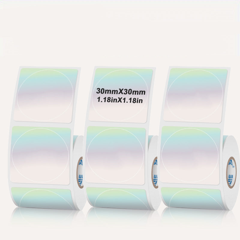 Laser Holographic Silvery Thermal Label For SK20/SK35/SK45/SK27