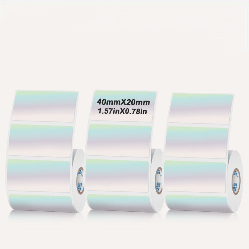 Laser Holographic Silvery Thermal Label For SK20/SK35/SK45/SK27