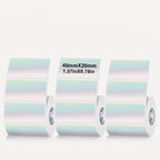 Laser Holographic Silvery Thermal Label For SK20/SK35/SK45/SK27