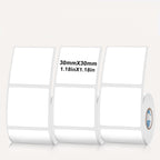 Rectangular white thermal label for SK/58/SK20/SK35/SK45/SK27