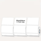 Rectangular white thermal label for SK/58/SK20/SK35/SK45/SK27