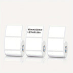 Rectangular white thermal label for SK/58/SK20/SK35/SK45/SK27