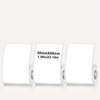 Rectangular white thermal label for SK/58/SK20/SK35/SK45/SK27