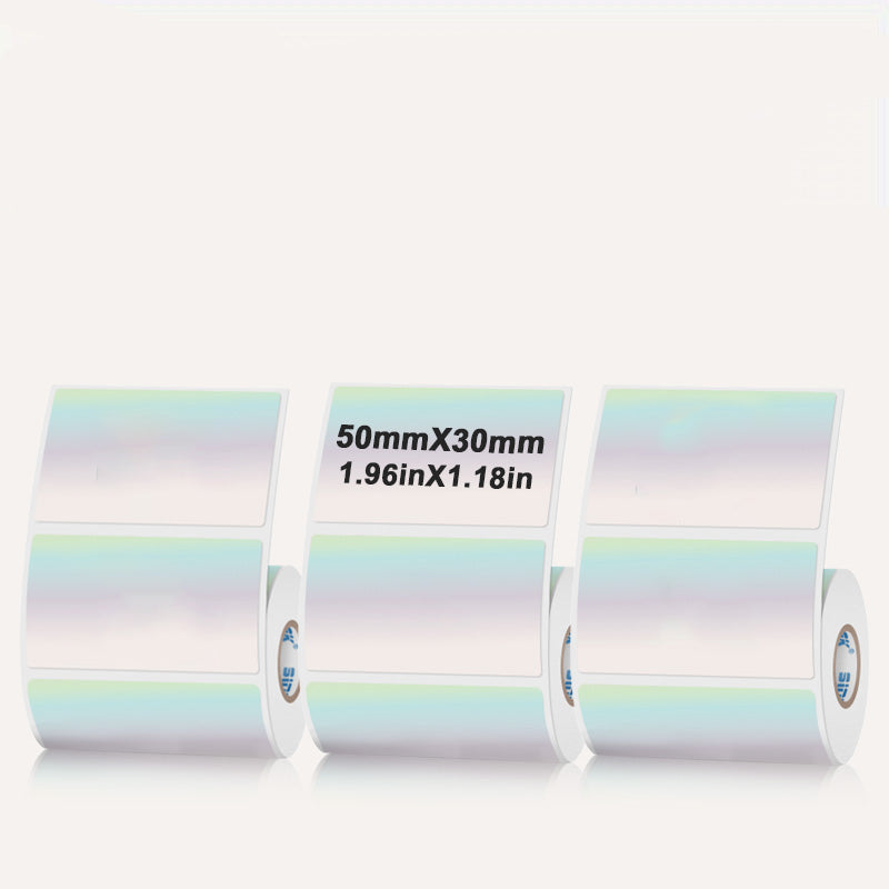 Laser Holographic Silvery Thermal Label For SK20/SK35/SK45/SK27