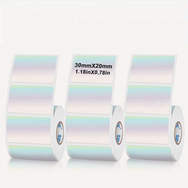 Laser Holographic Silvery Thermal Label For SK20/SK35/SK45/SK27